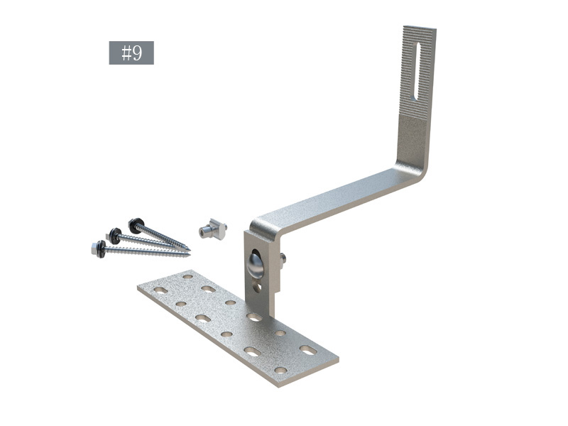 Height Adjustable Tile Roof Hook