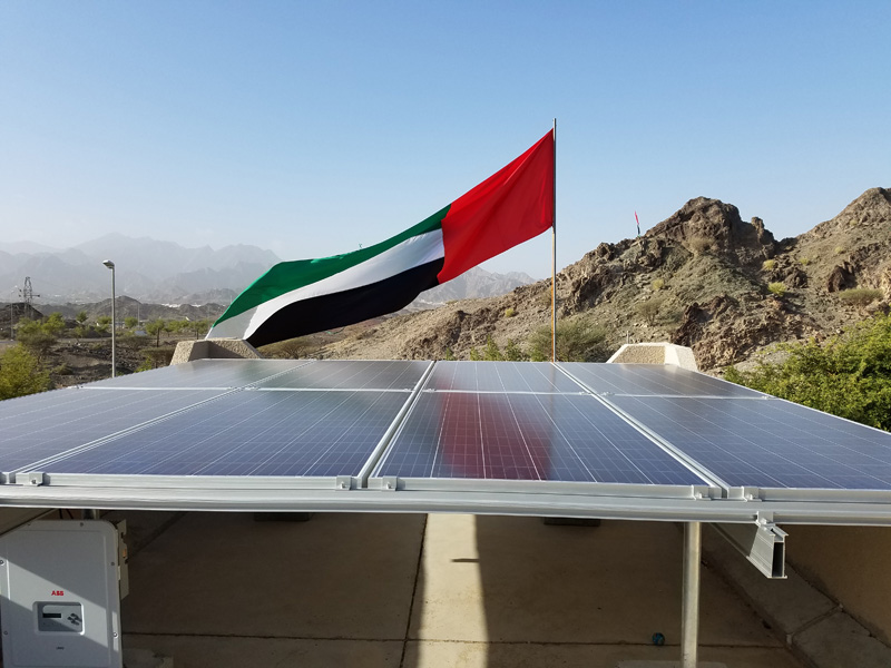 4.4KW-Abu Dhabi Solar Mounting Structure