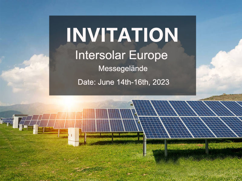 Welcome to Intersolar Europe Date June 14th-16th