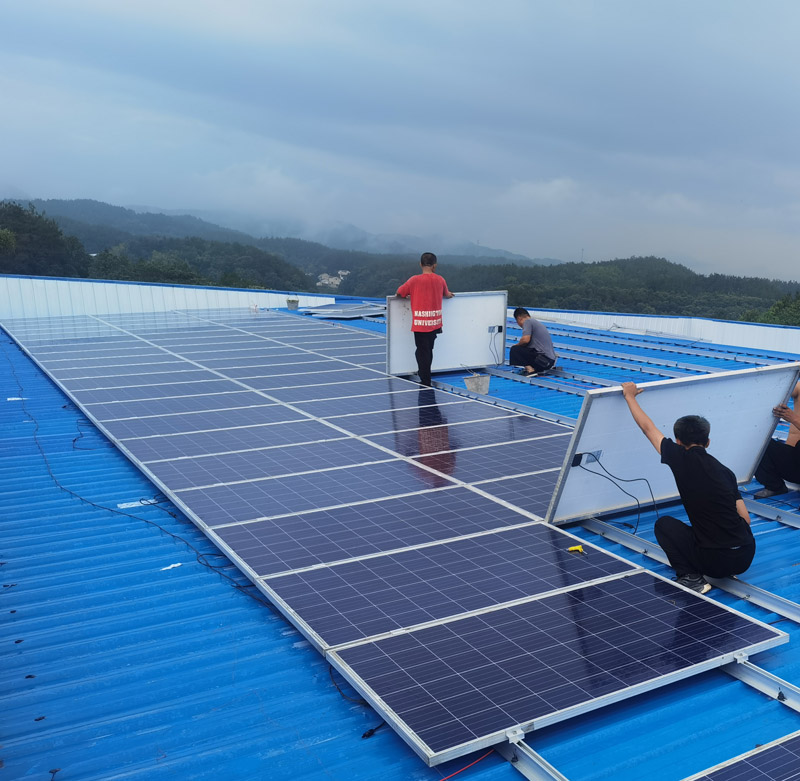 3.3 MW easy-installation mini-rail rooftop photovoltaic project