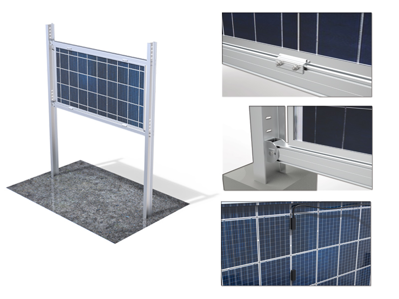 Bifacial Solar Fencing