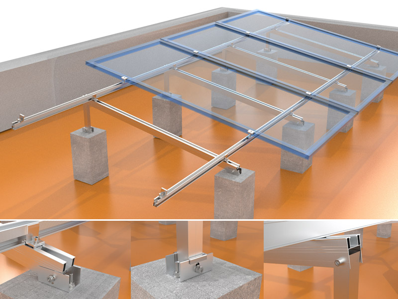 Ground Mounted Solar PV Mounting System Structure